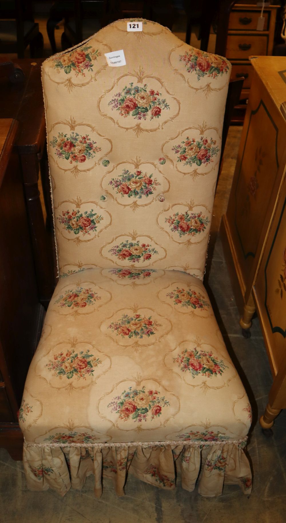 A Victorian nursing chair